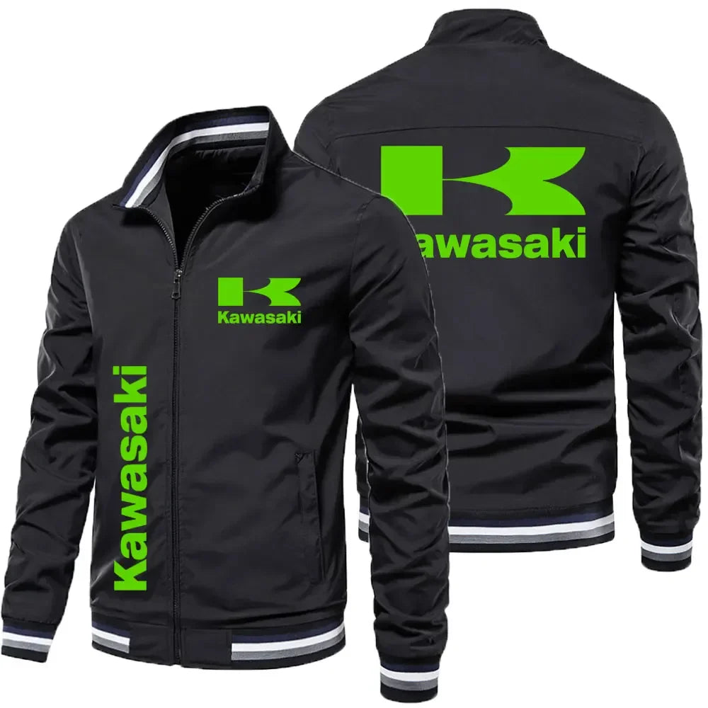 Green Speed Motorcycle Racing Jacket For Men Biker Jackets Coat - Race Blaze
