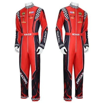Highway Cycling Drifting Racer Kart Jumpsuit Women Detail - Race Blaze