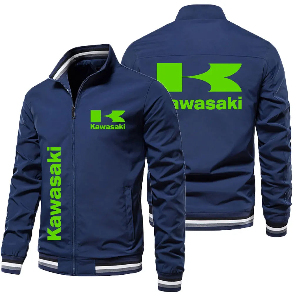 Green Speed Motorcycle Racing Jacket For Men Biker Jackets Coat - Race Blaze