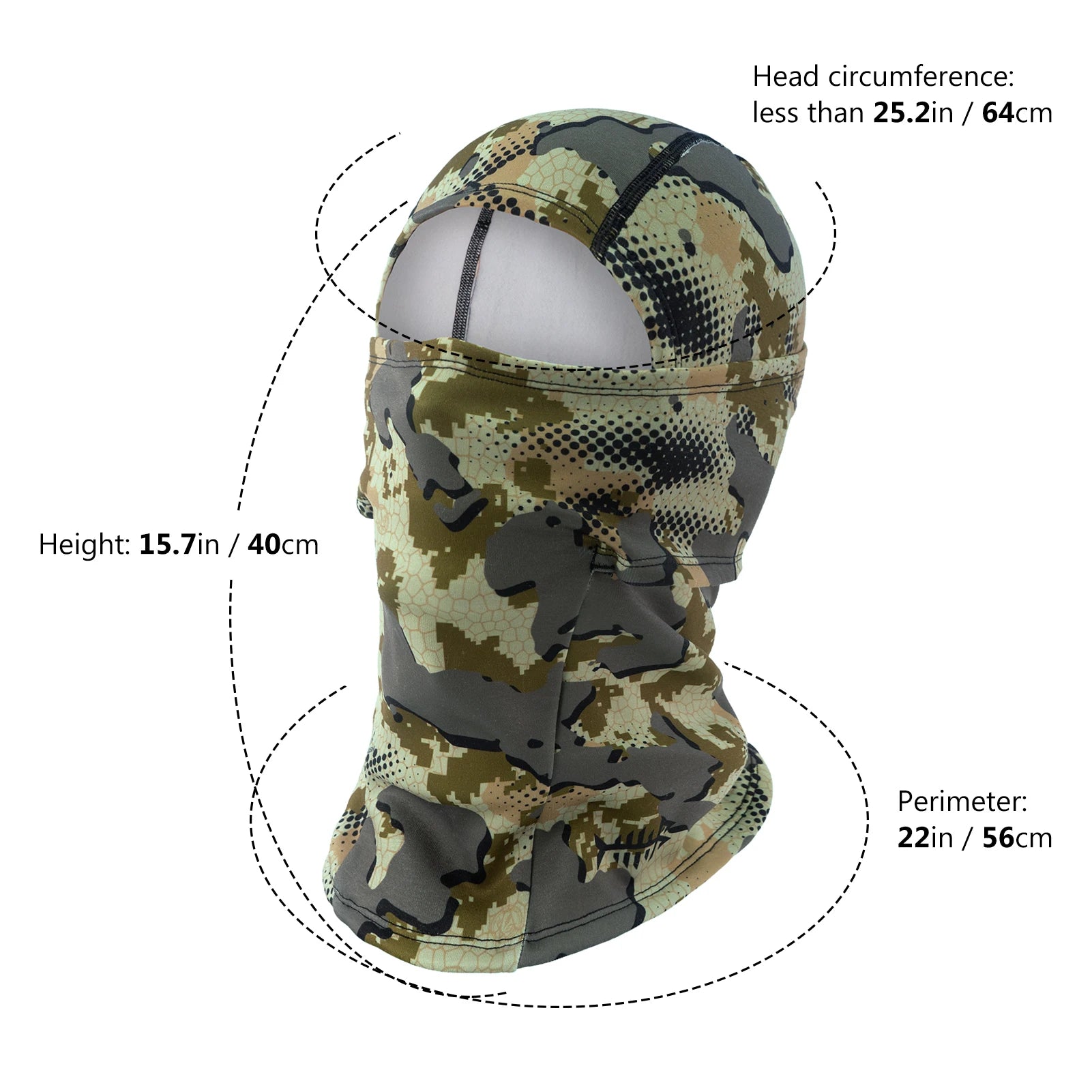 Hood Mask Windproof Fleece Neck Gaiter  Fishing Hunting Motorcycling