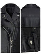 Fashion Suit Lapel Leather Vest Women Motorcycle Jacket Flat View - Race Blaze