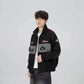 High Quality Embroidered Motorcycle Racing Jacket On Model Full - Race Blaze