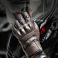 Motorcycle Gloves Winter Waterproof Leather Touchscreen Close-Up - Race Blaze