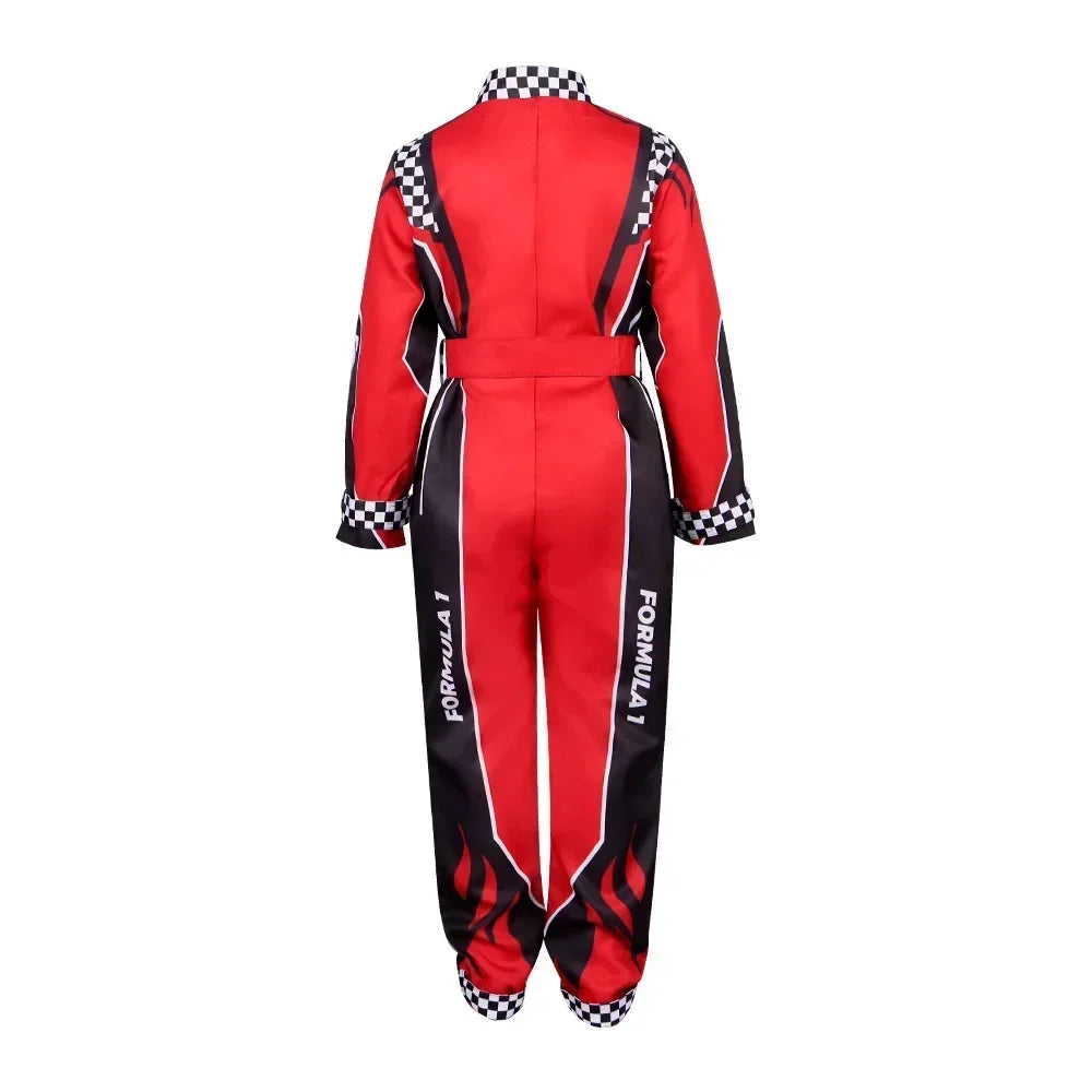 Boy Racer Cosplay Costume Red Classic Suit Jersey Clothes