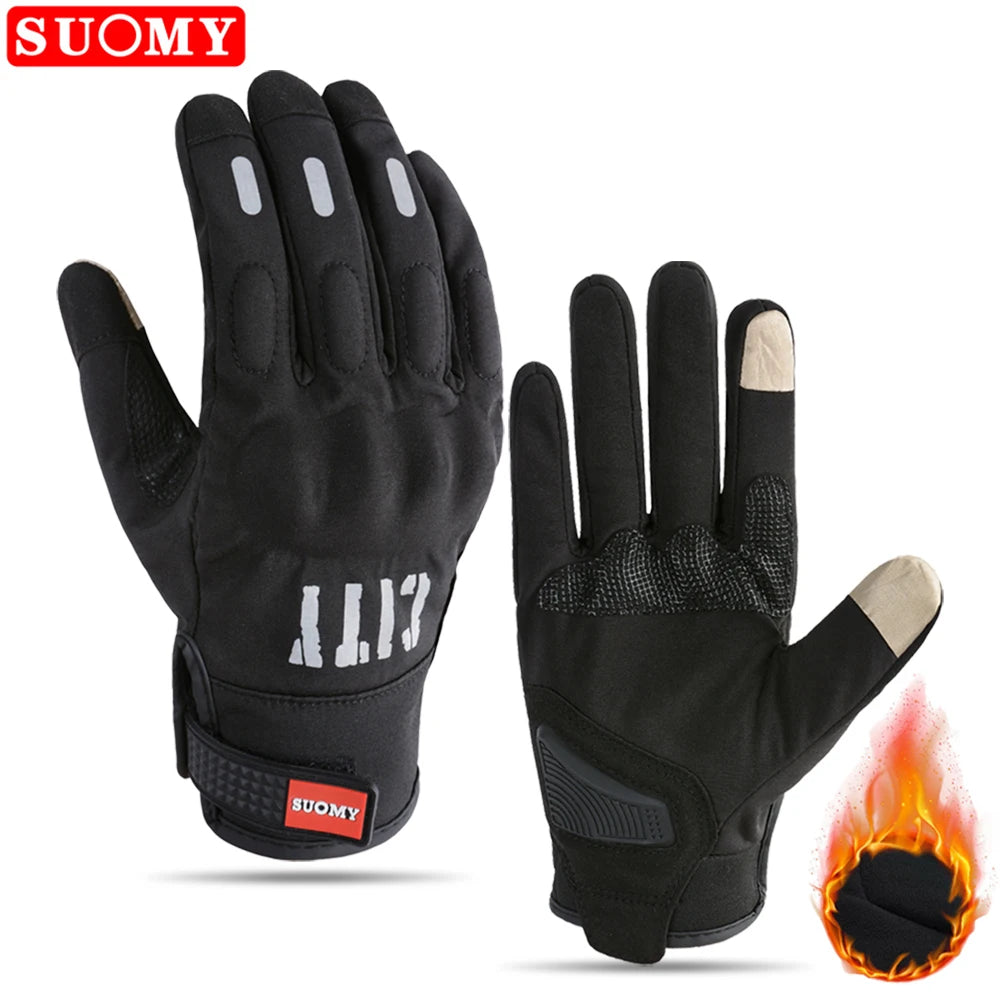 SUOMY Motorcycle Gloves Men Lady Touch Screen Motocross Glove