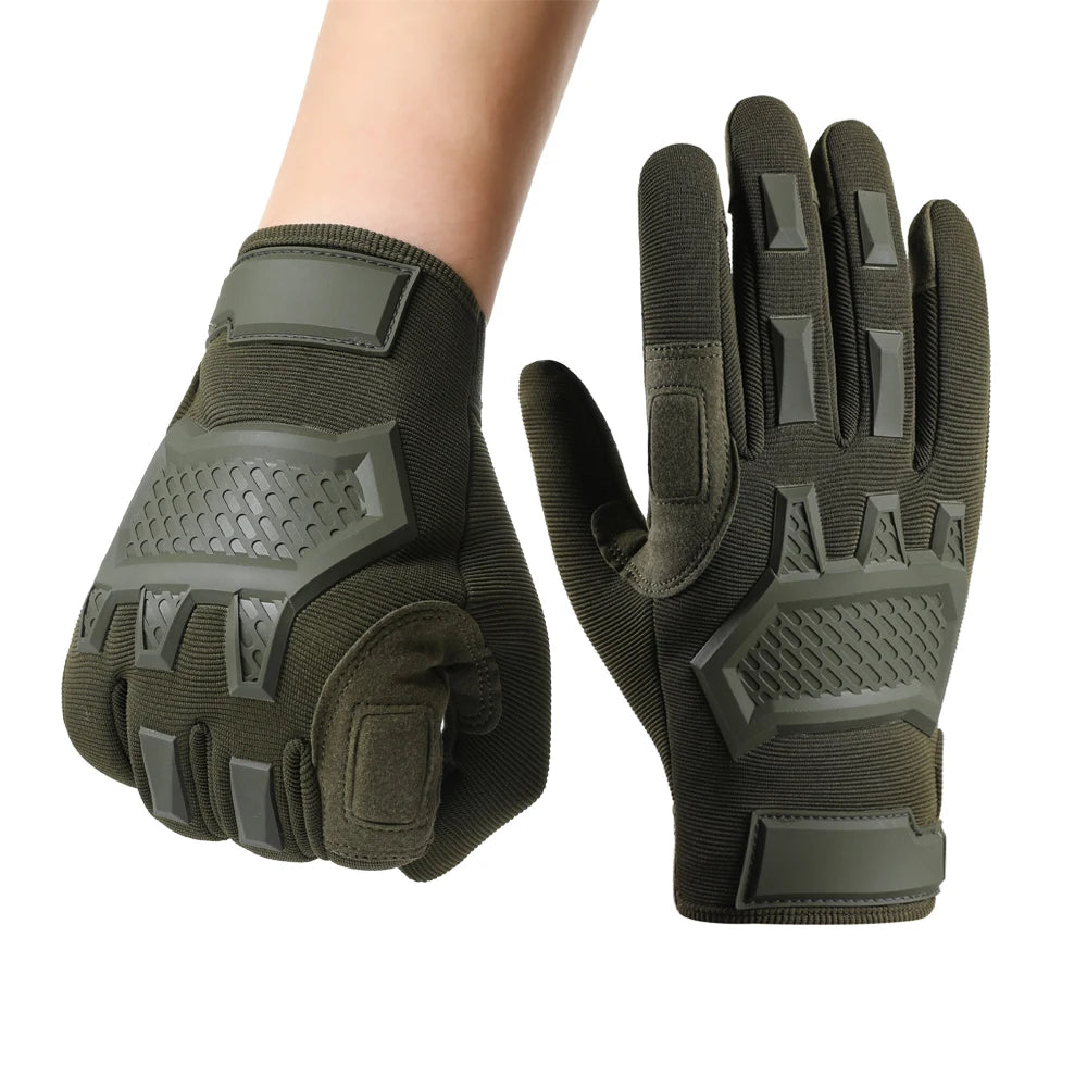Men's Outdoor Full Finger Gloves Unisex Touchscreen Cycling Gloves