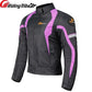 Motorcycle Winter Jacket Thermal Windproof Black Pink Action - Race Blaze