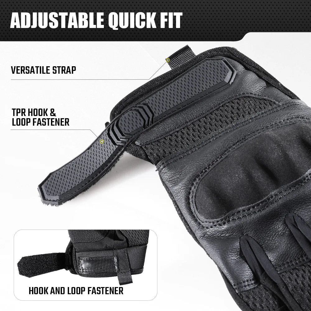 Touch Screen Tactical Full Finger Gloves Rubber Guard Sport Outdoor