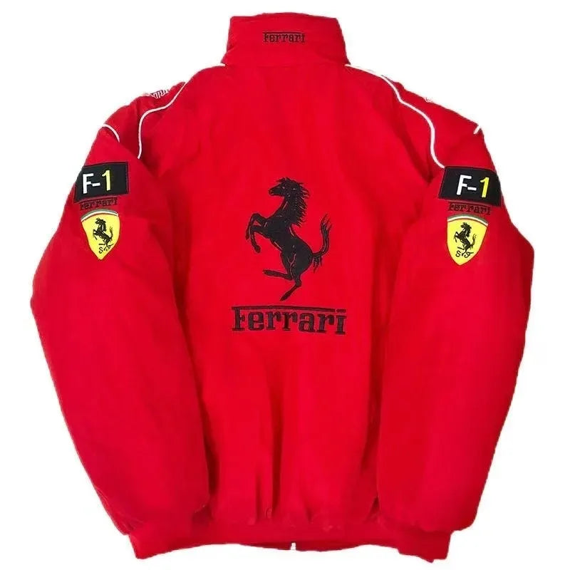 High Quality Ferrari F1 Embroidered Jacket Racing Team Jackets