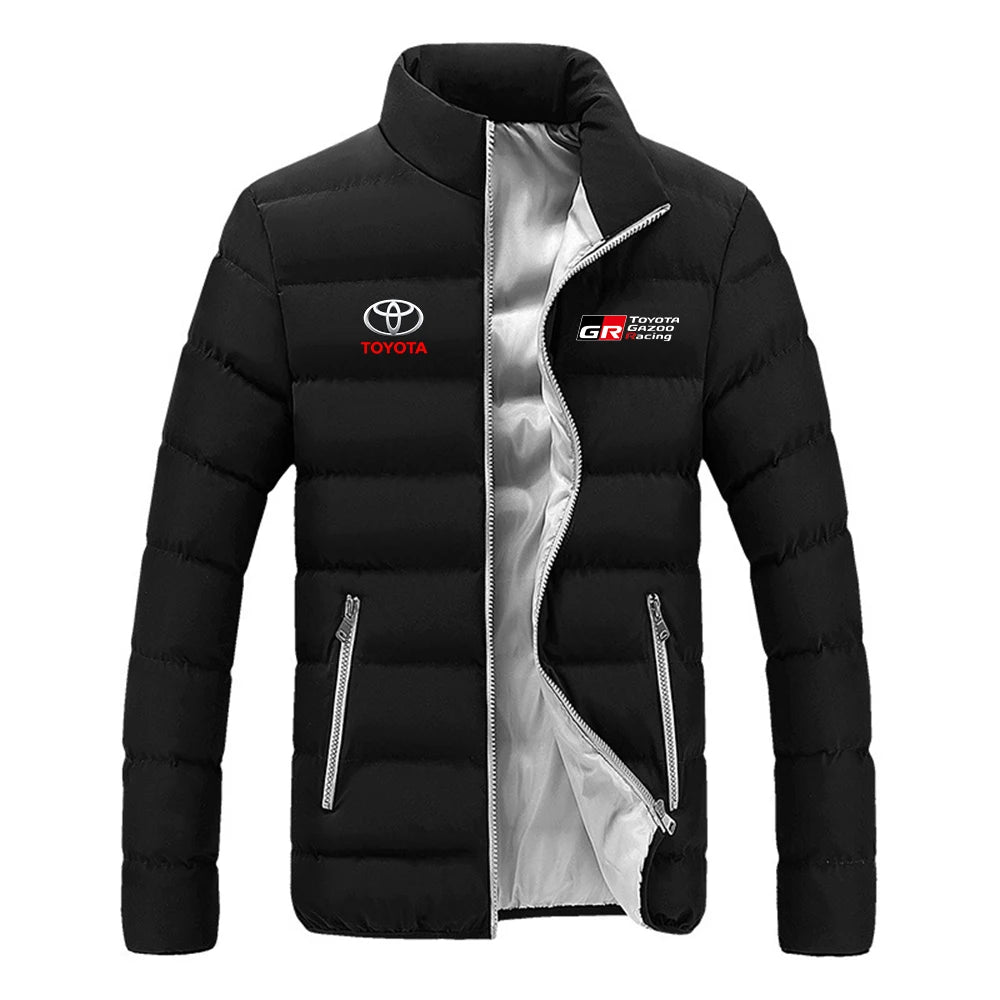 Toyota GR Racing Logo Print Autumn Winter Solid Color Outdoor