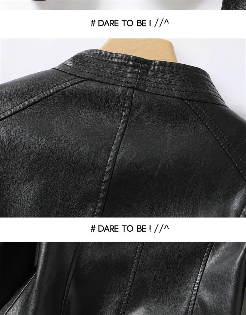 Autumn Winter Sheepskin Jacket Women Short Coat Casual Tops