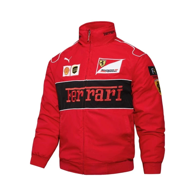 Embroidered F1 Racing Suit Casual Jacket - Custom Motorcycle Jackets