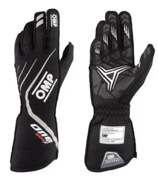 OMP One Evo X Inspired Race Gloves — Lamborghini Squadra Style