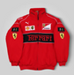 Red Scuderia-Style F1 Racing Jacket
