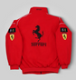 Red Scuderia-Style F1 Racing Jacket