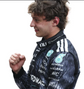 Black & Silver Patterned Racing Suit