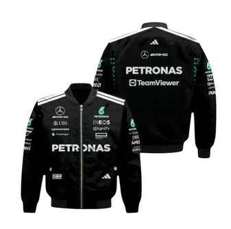 2025 Andrea Kimi Antonelli Mercedes F1 Vintage Racing Jacket