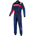Alpinestars KMX-9 V3 Graphic 5 kart racing suit with camo design in navy blue and red
