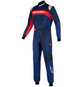 Alpinestars KMX-9 V3 Graphic 5 kart racing suit with camo design in navy blue and red