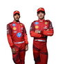 2025 Ferrari F1 Team Race Suit — Hamilton and Leclerc side view