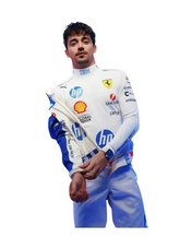 2025 Ferrari Miami GP F1 Race Suit — Leclerc side view