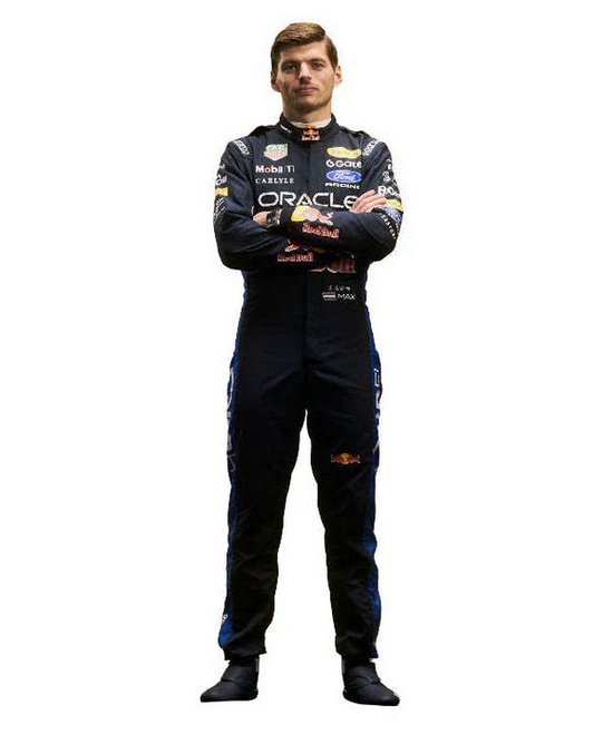 2026 Max Verstappen F1 Racing Suit - Front view arms crossed