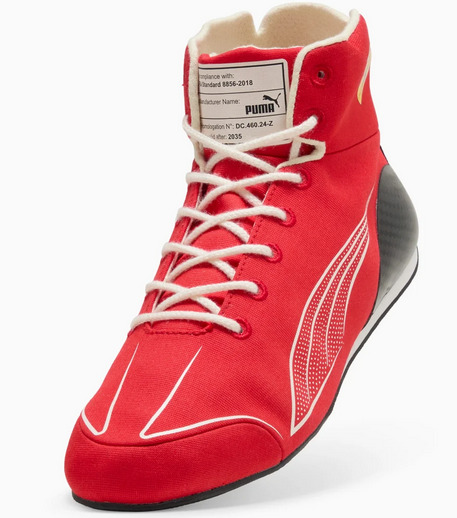 2026 Hamilton Ferrari F1 Racing Shoes - Heel Ferrari Badge