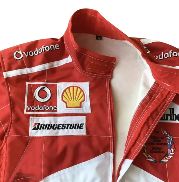 F1 Racing Suit Red Scuderia Style - Product Listing