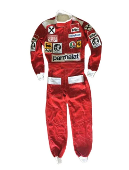 Niki Lauda 1976 Ferrari F1 Racing Suit - Worn View