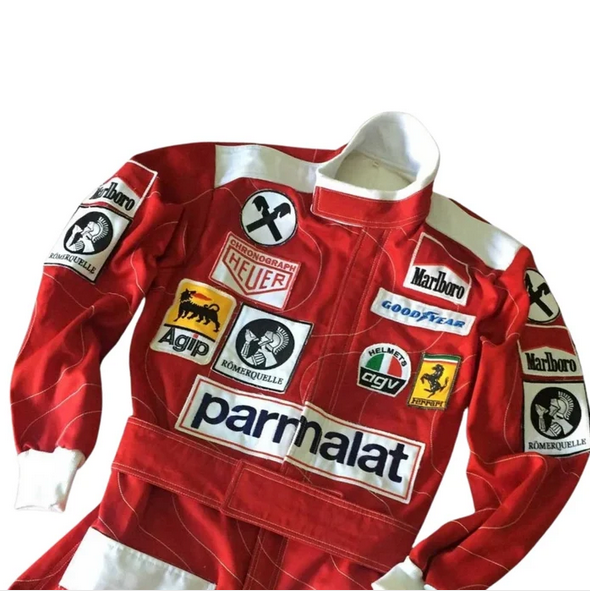 Niki Lauda 1976 Ferrari F1 Racing Suit - Side Detail