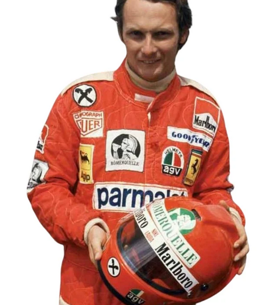 Niki Lauda 1976 Ferrari F1 Racing Suit - Patch Close-up