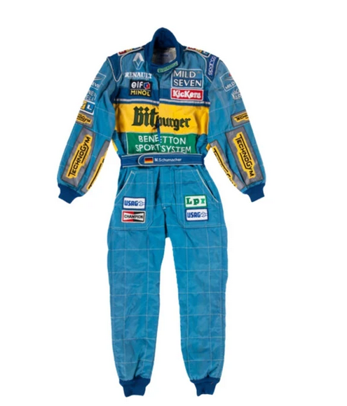 Benetton 1995 F1 Racing Suit - Front View