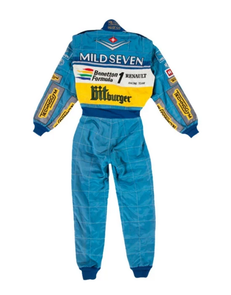 Benetton 1995 F1 Racing Suit - Back View