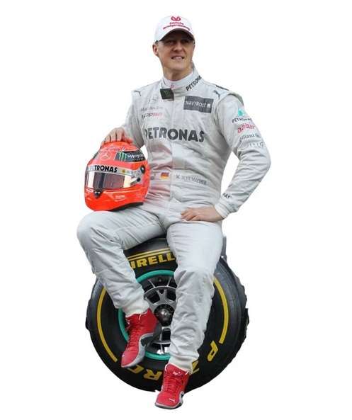 Michael Schumacher 2012 Mercedes F1 Racing Suit - Front View