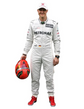 Michael Schumacher 2012 Mercedes F1 Racing Suit - Front Detail Patches