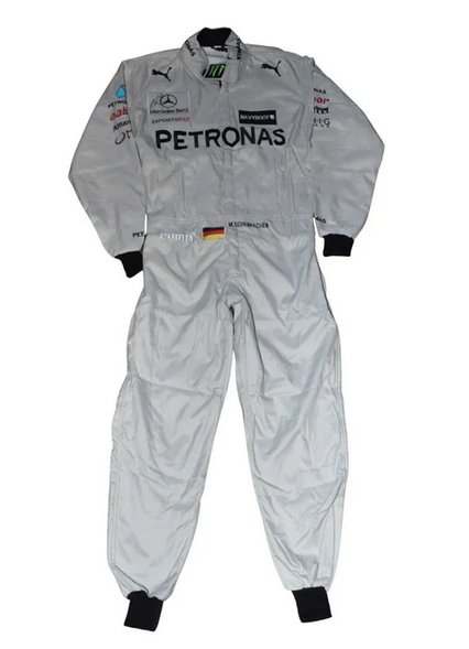 Michael Schumacher 2012 Mercedes F1 Racing Suit - Worn Action Shot