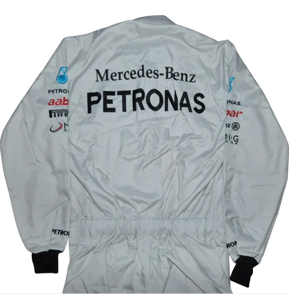 Michael Schumacher 2012 Mercedes F1 Racing Suit - Name Plate Detail