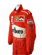 Michael Schumacher 1997 Ferrari Marlboro F1 Racing Suit - Worn Paddock Photo