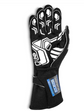Black Sparco lap race glove showing palm and white graphic details