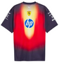 Back view of Ferrari China GP T-shirt with red-and-yellow gradient, Ferrari shield and HP logo