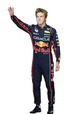2025 Liam Lawson–Inspired Replica Racing Suit – Navy
