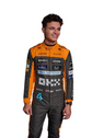 2023 Lando Norris–Inspired Replica Racing Suit – Orange & Charcoal