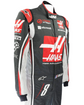 2017 Romain Grosjean–Inspired Replica Racing Suit – Black, Red & White