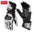Genuine Leather Motorcycle Windproof Gloves Black Single - Race Blaze