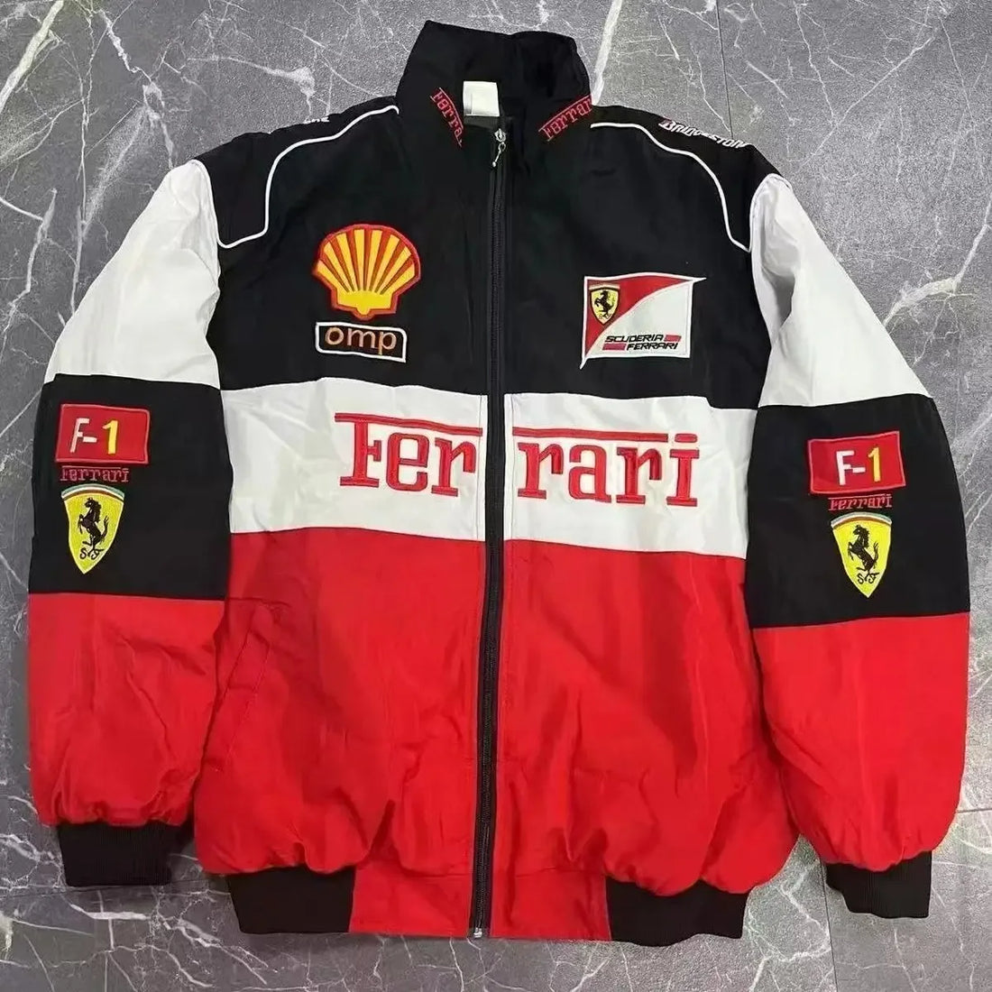 High Quality Ferrari F1 Embroidered Jacket Racing Team Jackets