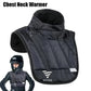 Black windproof neck protector face mask for Loncin Voge motorcycle, winter outdoor riding gear