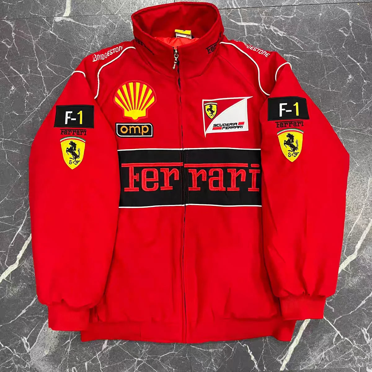 Embroidered F1 Racing Suit Casual Jacket - Custom Motorcycle Jackets