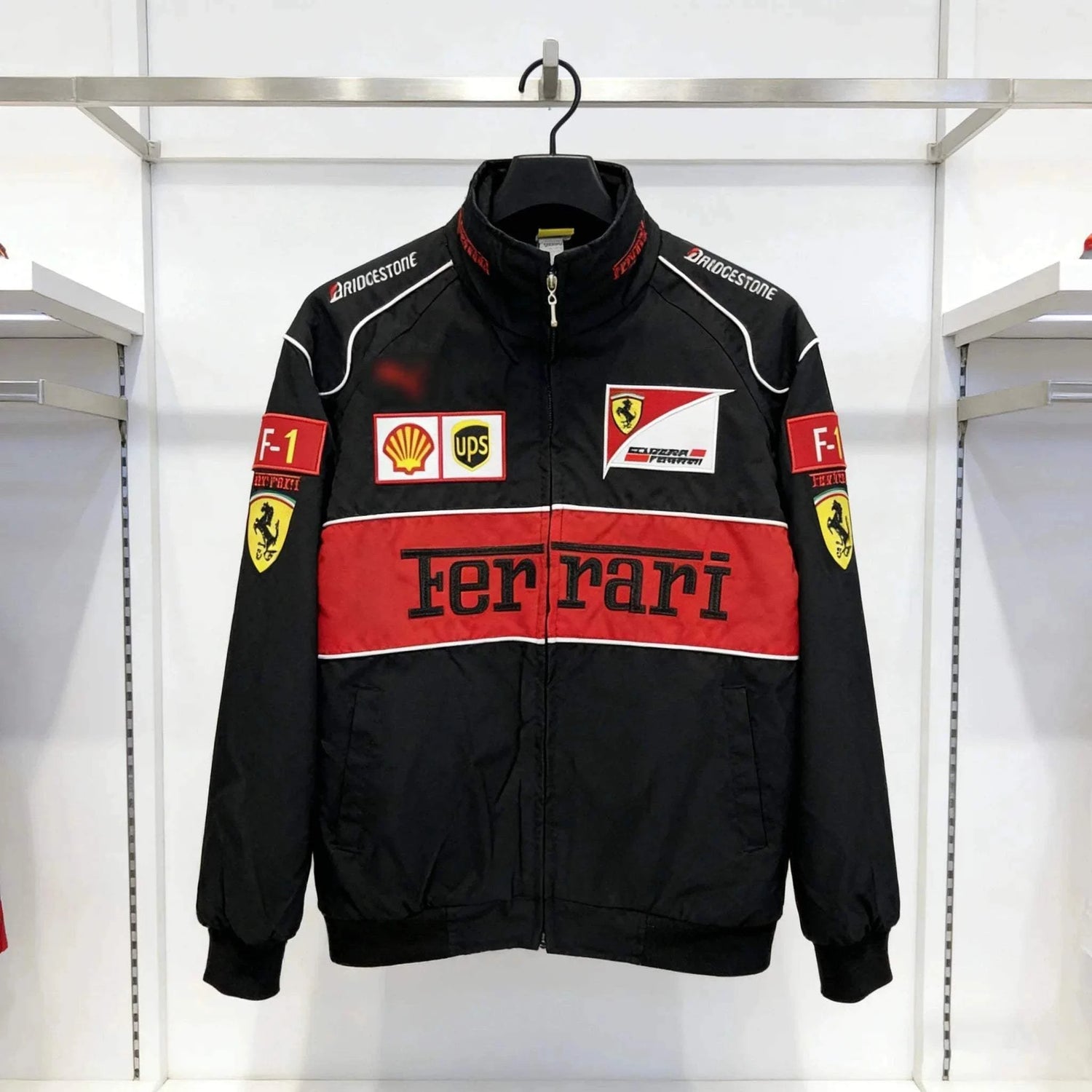 Embroidered F1 Racing Suit Casual Jacket Man Full Length - Race Blaze