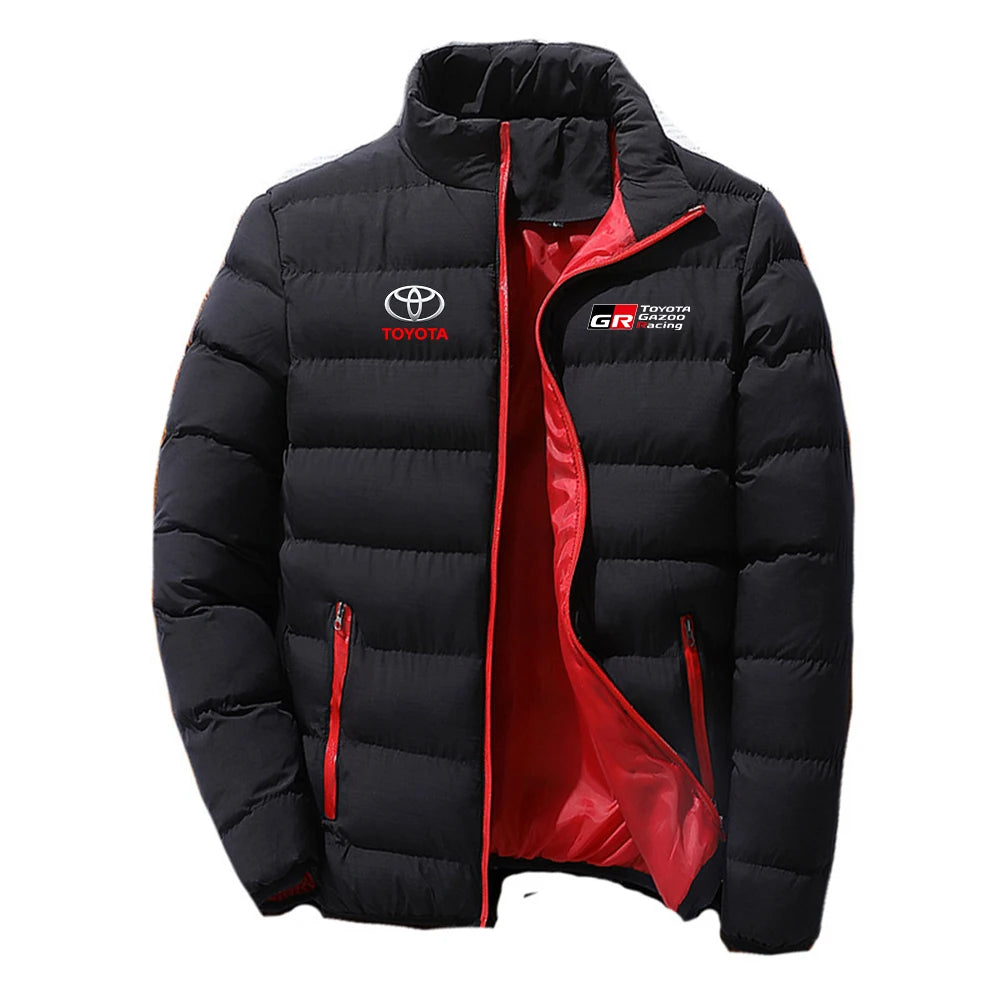Toyota GR Racing Logo Print Autumn Winter Solid Color Outdoor