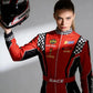 Unisex polyester highway cycling drifting racing driver jumpsuit training suit